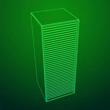 Data center. Hardware equipment telecommunication server. イラスト素材