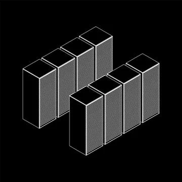 Data center. Hardware equipment telecommunication server. イラスト素材