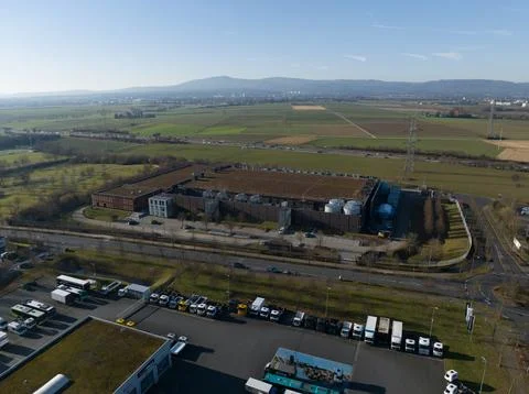 Data center, hyperscale, data hub in Frankfurt am Main, Germany, IT Foto stock