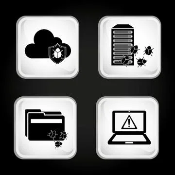 Data center Illustrazione stock