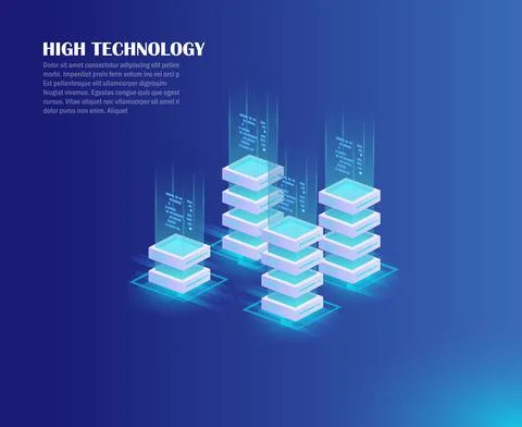 Data center Stock Illustration