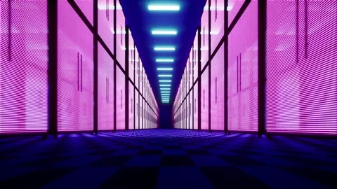 Data center or isp iot High tech background Connection web concept Big data Video stock 149030081