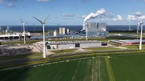 Data center, QTS, Google, cloud services, AI infrastructure, and construction Stock Footage 313667730