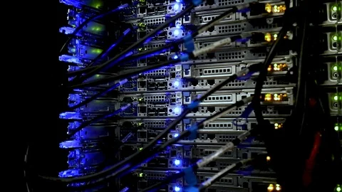 Data Center Server Stock Footage 105181802