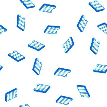 Data center server for storage file isometric icon seamless pattern Stock Illustration