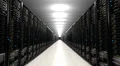 Data center servers endless corridor loop centre HD Footage
