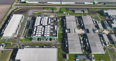 Data center, super computer, quantum computing, storage clouds space and Stock Footage 301277069