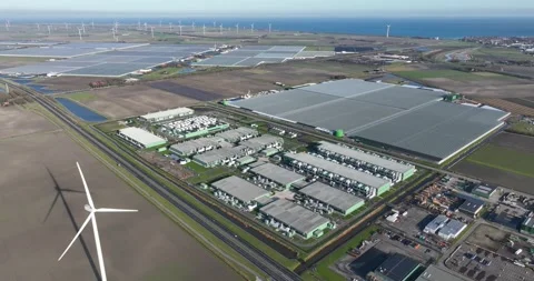 Data center, super computer, quantum computing, storage clouds space and Stock Footage 301277102