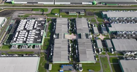 Data center, super computer, quantum computing, storage clouds space and Stock Footage 301305793