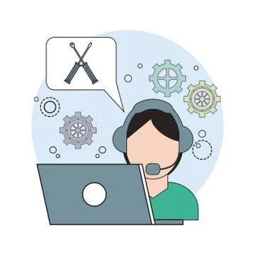 Data center technology design 스톡 일러스트