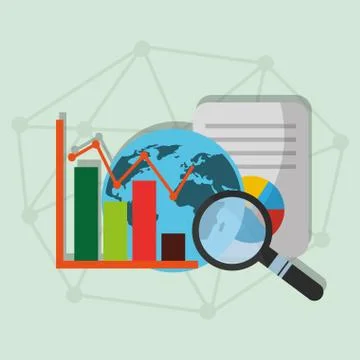 Data center technology Illustrazione stock