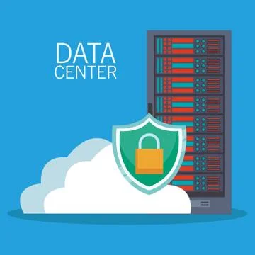 Data center technology イラスト素材