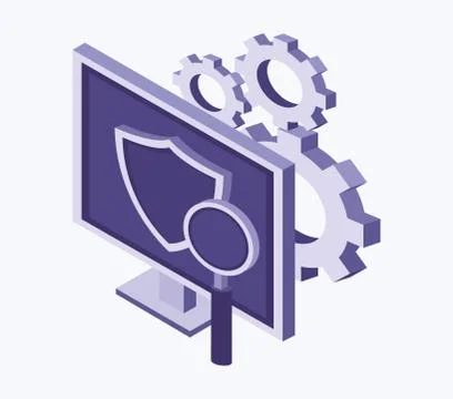 Data center technology 스톡 일러스트