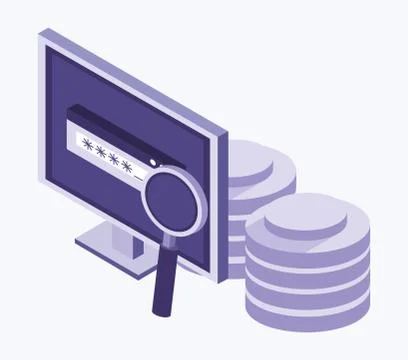 Data center technology イラスト素材