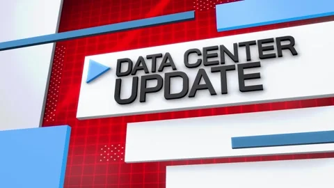 Data Center Update News Bumper Stock Footage 341367540