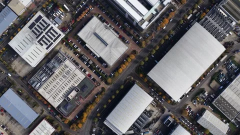 Data centers in Slough, United Kingdom. Video stock 321130982