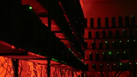 Data centre background Stock Footage 96065330