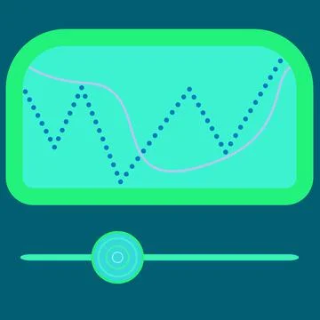Data Chart Illustrazione stock