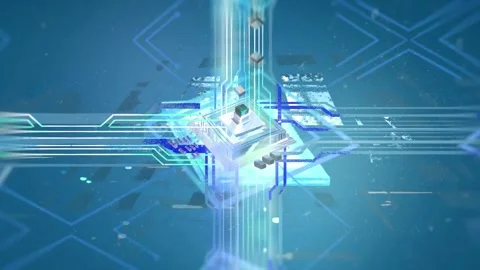 Data Circuit Center Integrated - High Quality Stock Footage Stock Footage 310739353