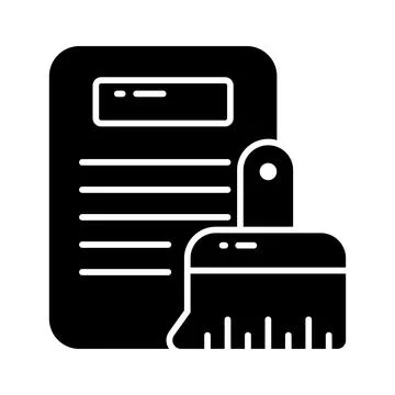 Data cleaning vector design in modern style, ready to use premium icon Stock Illustration