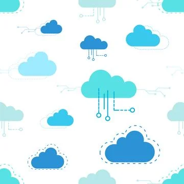 Data Cloud 1 0 pattern イラスト素材
