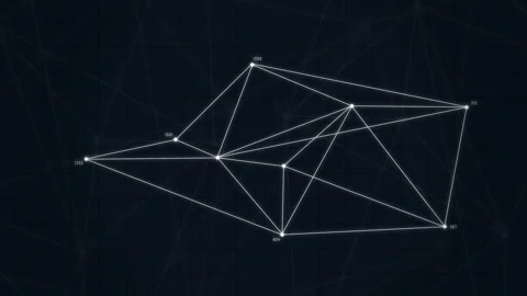 Data Cloud Animation Dark Background Stock Footage 247285288
