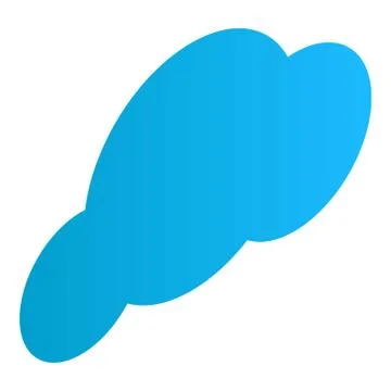 Data cloud icon, isometric style Illustrazione stock