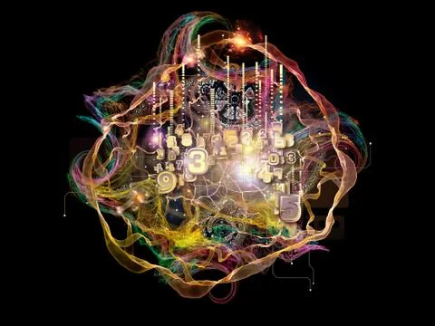 Data Cloud Stock Illustration