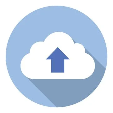 Data Cloud Upload Service Illustrazione stock