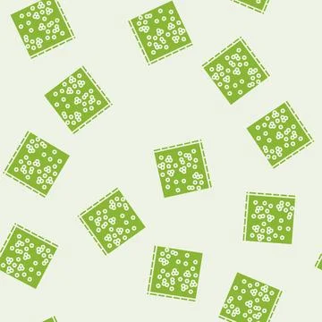 Data clustering database glyph seamless pattern Stock Illustration