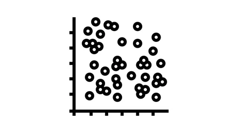 Data clustering database line icon animation Stock Footage 326132252