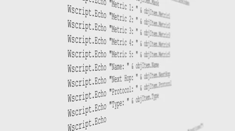 Data Code 002 - BlackOnWhite - 30 fps Stock Footage 26801742