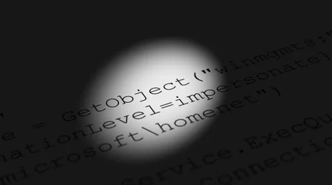 Data Code 010 - BlackOnWhite - 30 fps Stock Footage 26802811