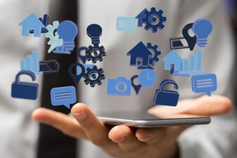 A data code binary concept Stock Photos