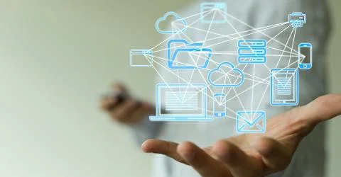 A data code binary concept Foto stock