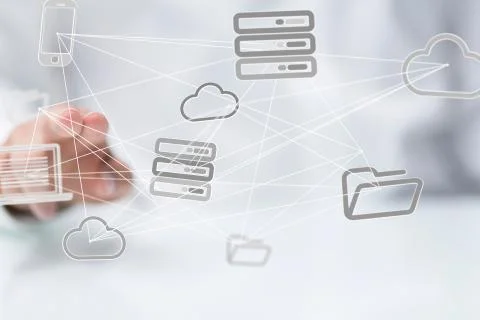 A data code binary concept Stock Photos