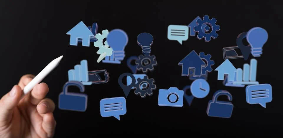 A data code binary concept Stock Photos