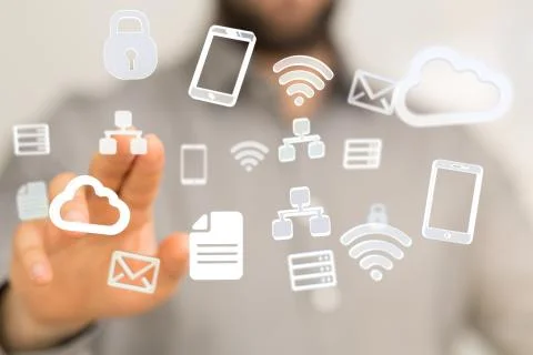 A data code binary concept Foto stock