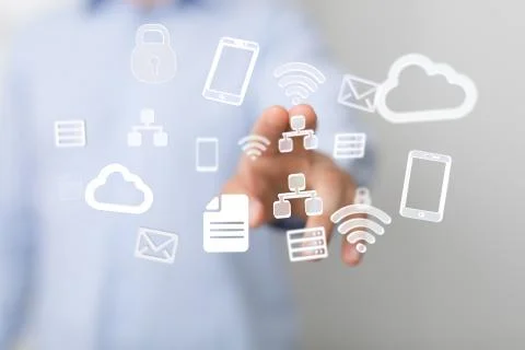 A data code binary concept Foto stock