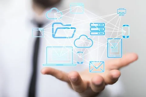 A data code binary concept Foto stock