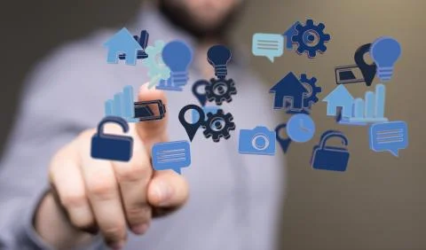 A data code binary concept Stockfoto's