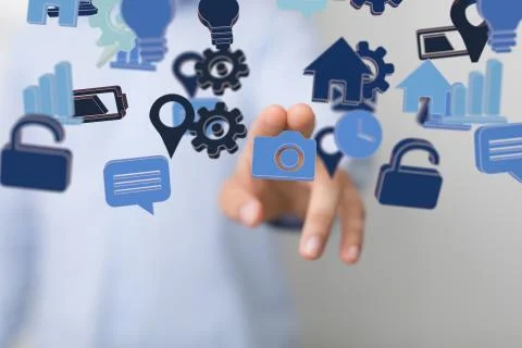 A data code binary concept Foto stock