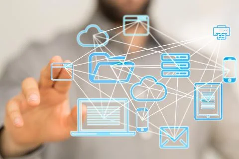 A data code binary concept Foto stock