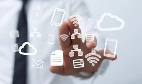 A data code binary concept Foto stock