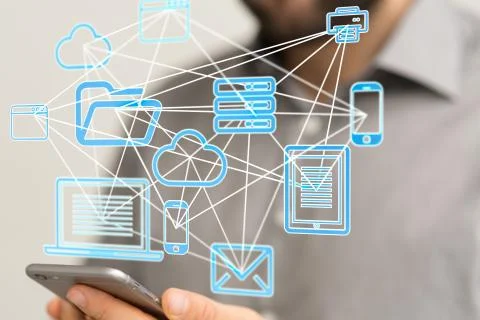 A data code binary concept Foto stock