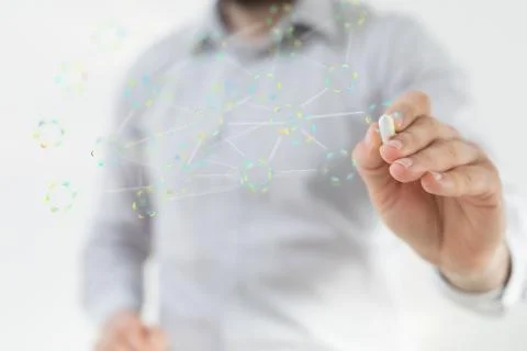 A data code binary concept Foto stock