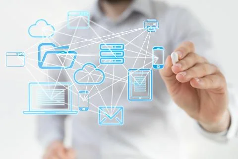 A data code binary concept Foto stock