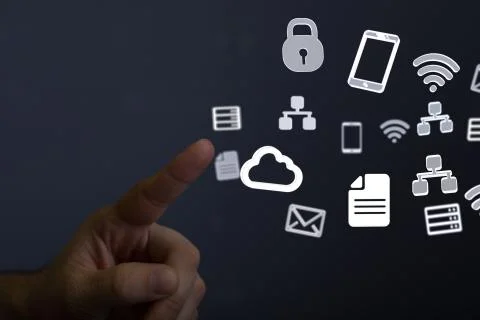 A data code binary concept Foto stock