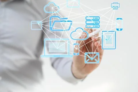 A data code binary concept Foto stock