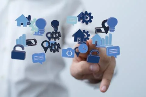 A data code binary concept Foto stock